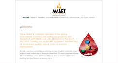 Desktop Screenshot of malletoil.com